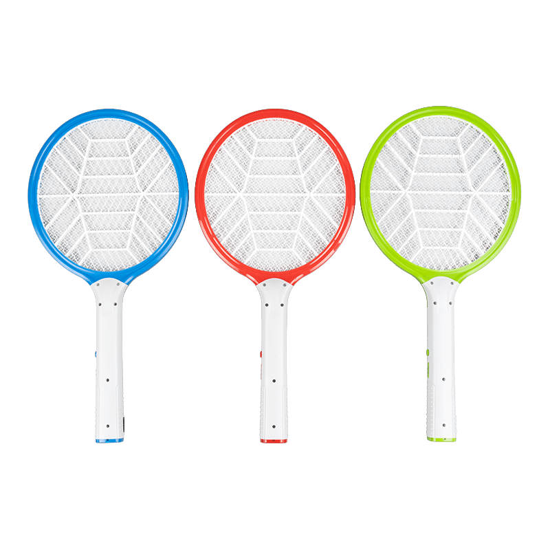 FF-001 400mA 3-color electric mosquito swatter with figure-eight wire
